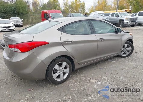 2013 Hyundai Elantra Gls from USA, damaged, VIN 5NPDH4AE3DH205624